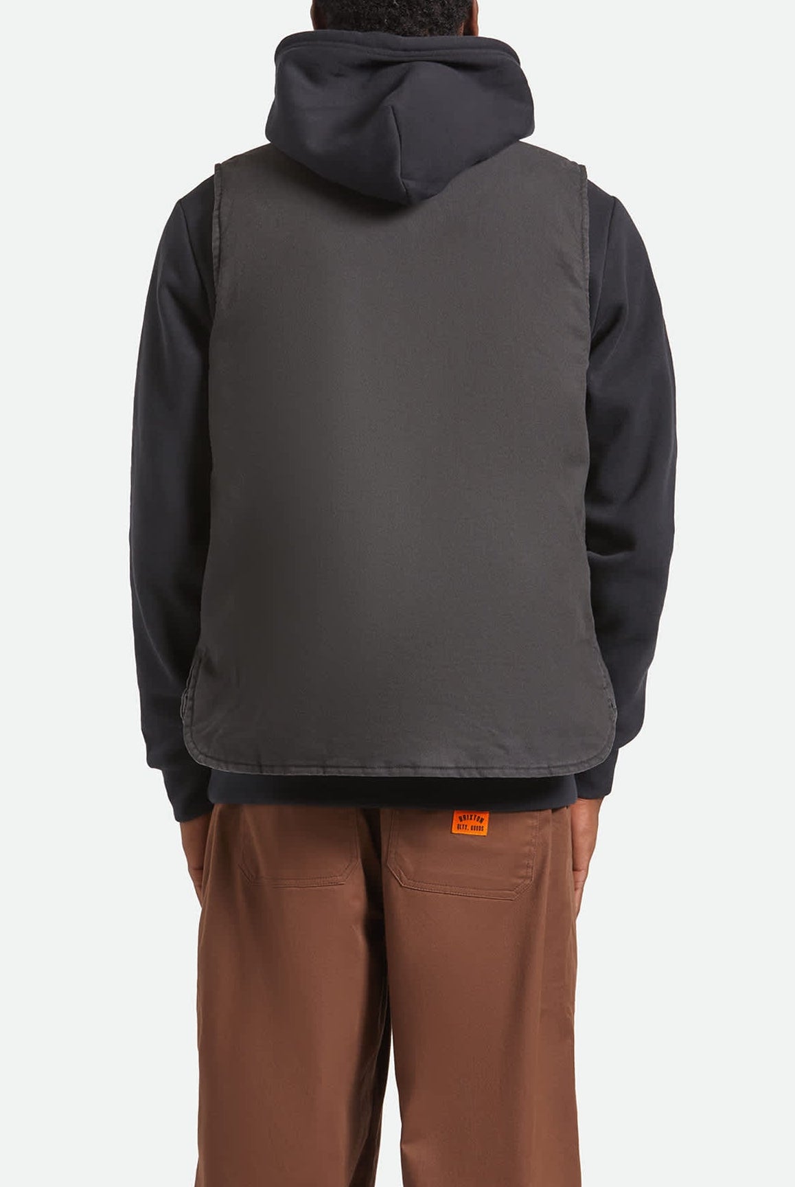 Men's Builders Abraham Reversible Vest in the color Bark Camo - Additional Fit image