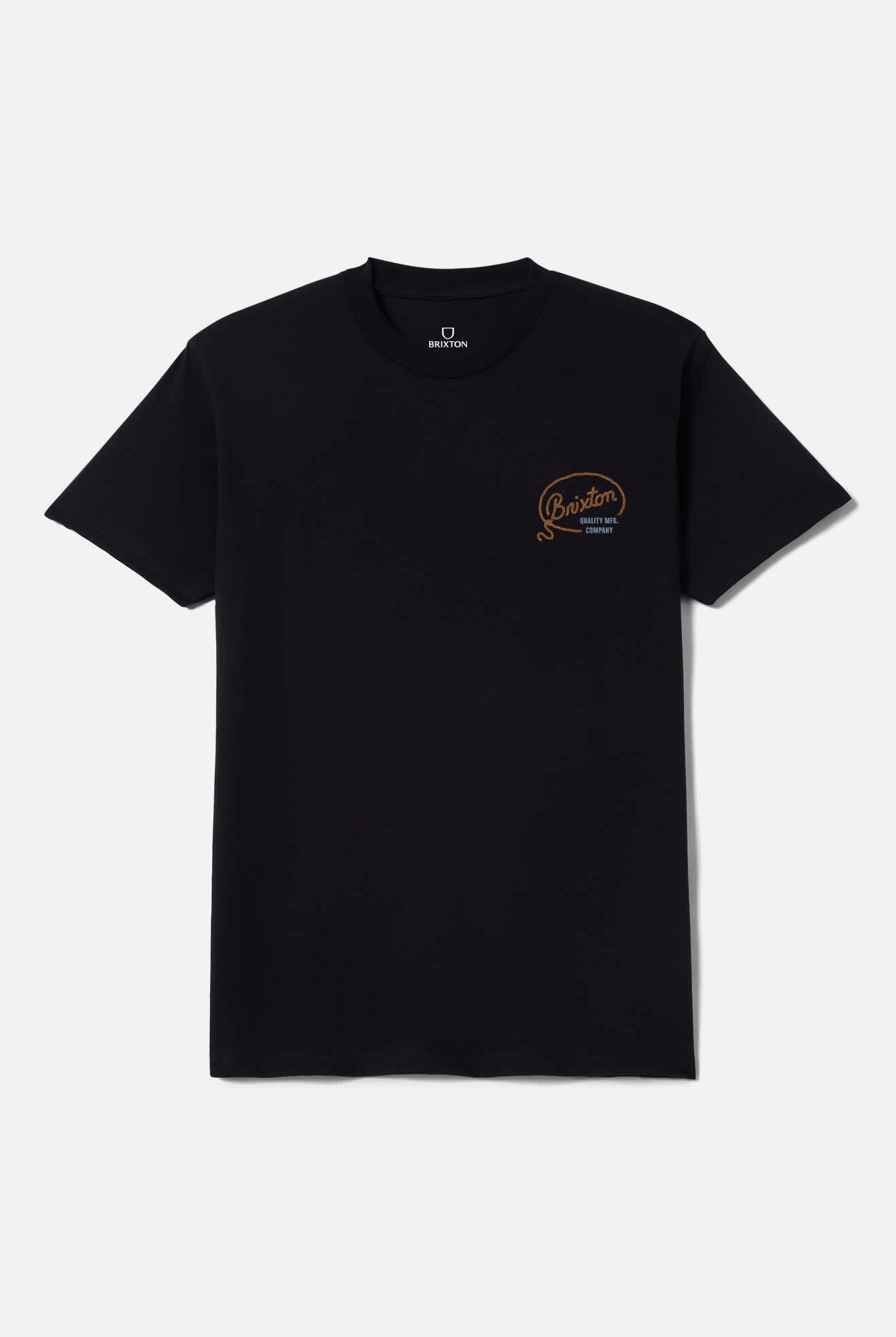 Men's Gallatin Short Sleeve Shirt in the color Black - Front Product View