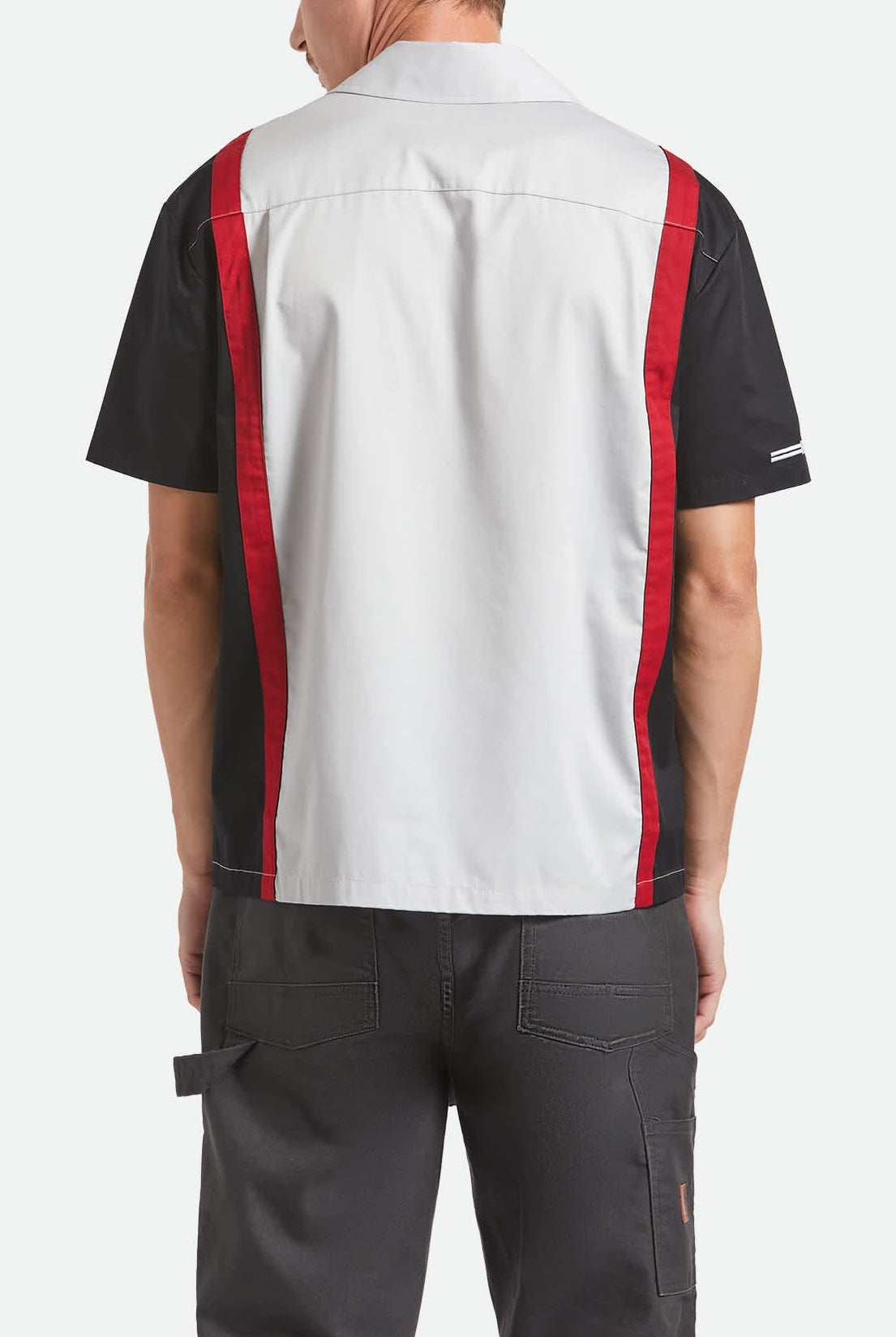 Men's Coors Light Shake Down S/S Shirt in the color Silver/Black - Men's Side View