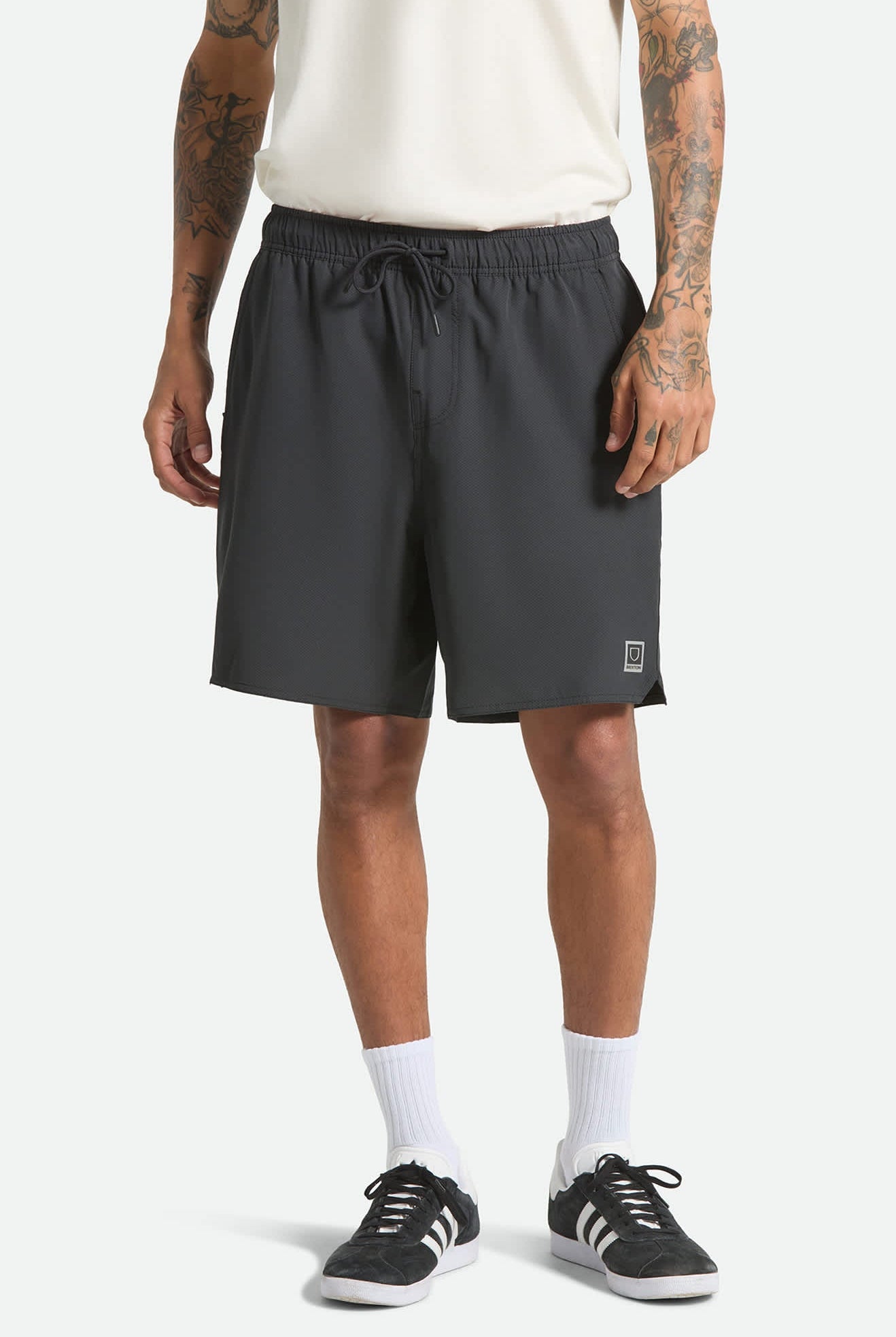 Men's Journey Active Short in the color Black - Men's Front View