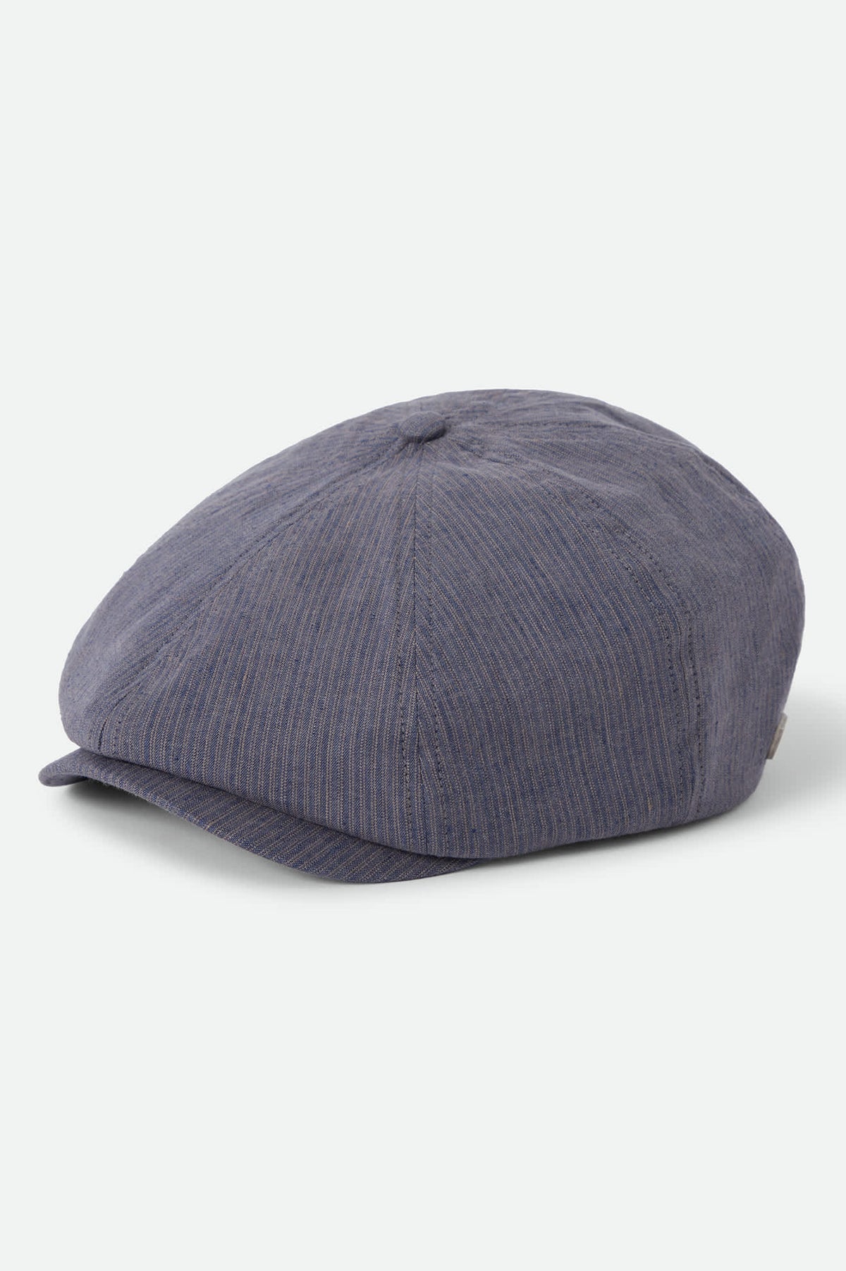 Unisex Brood Newsboy Cap in the color Indigo/Dark Sand - Front Product View