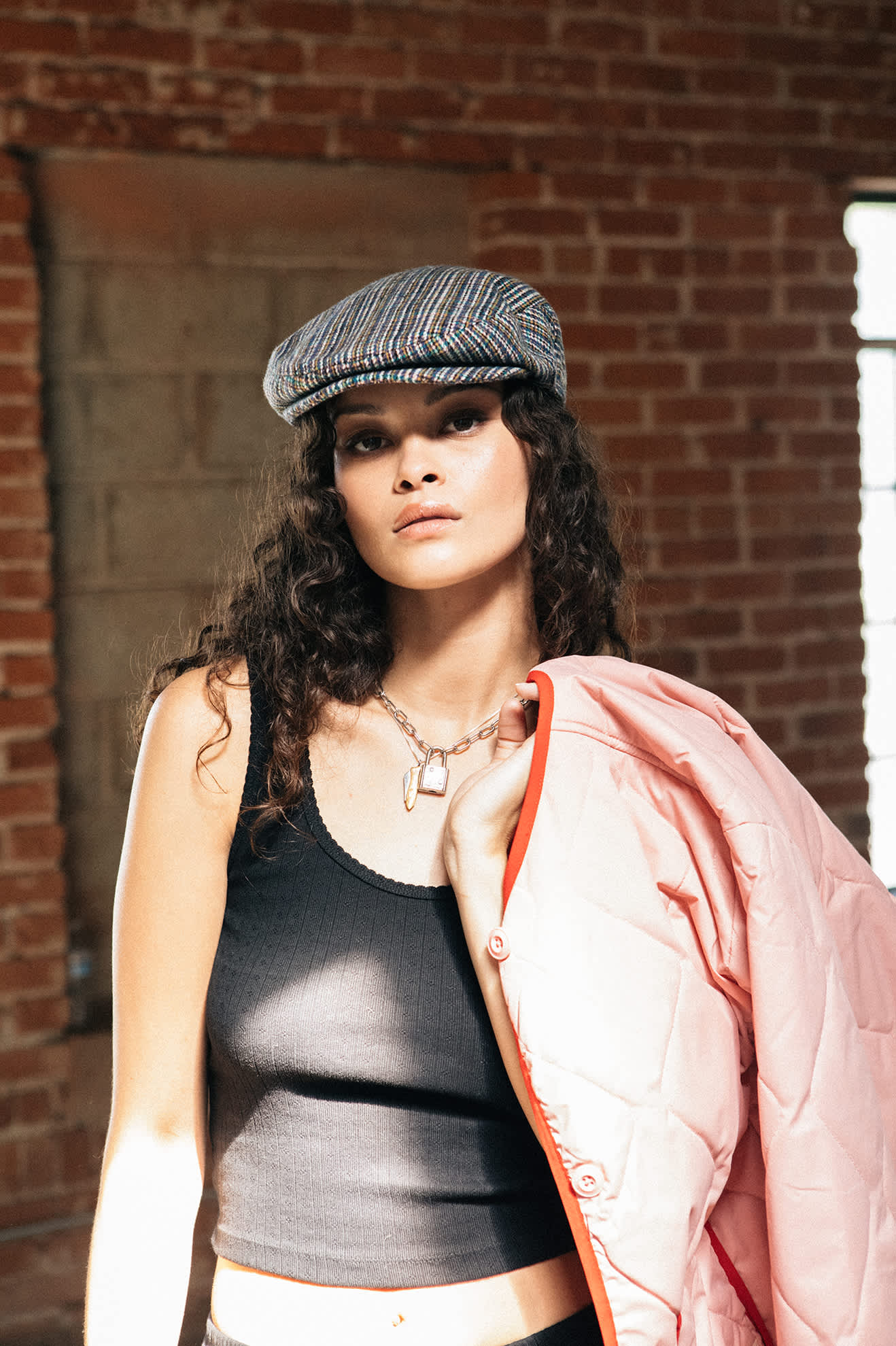 Women's Delilah Quilted Jacket in the color Mellow Rose - Men's Lifestyle image