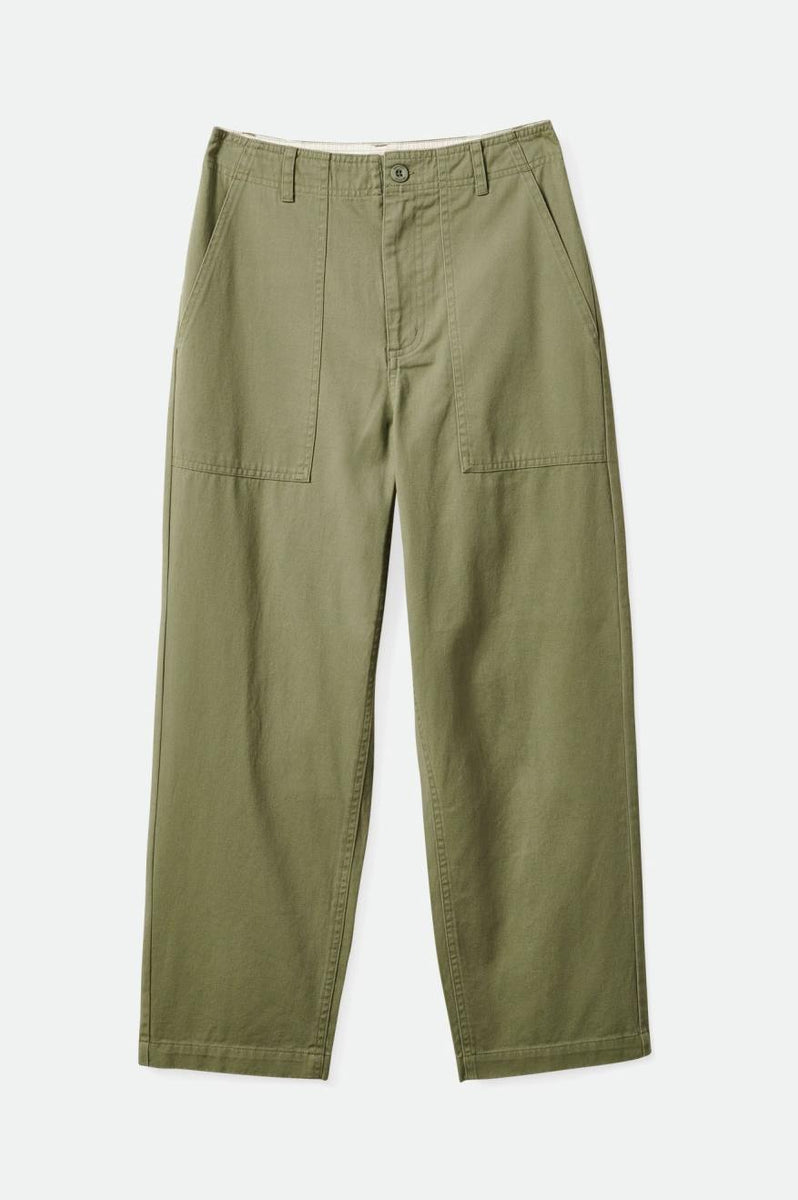 BRIXTON WAYPOINT TWILL CARGO PANT OLIVE SURPLUS