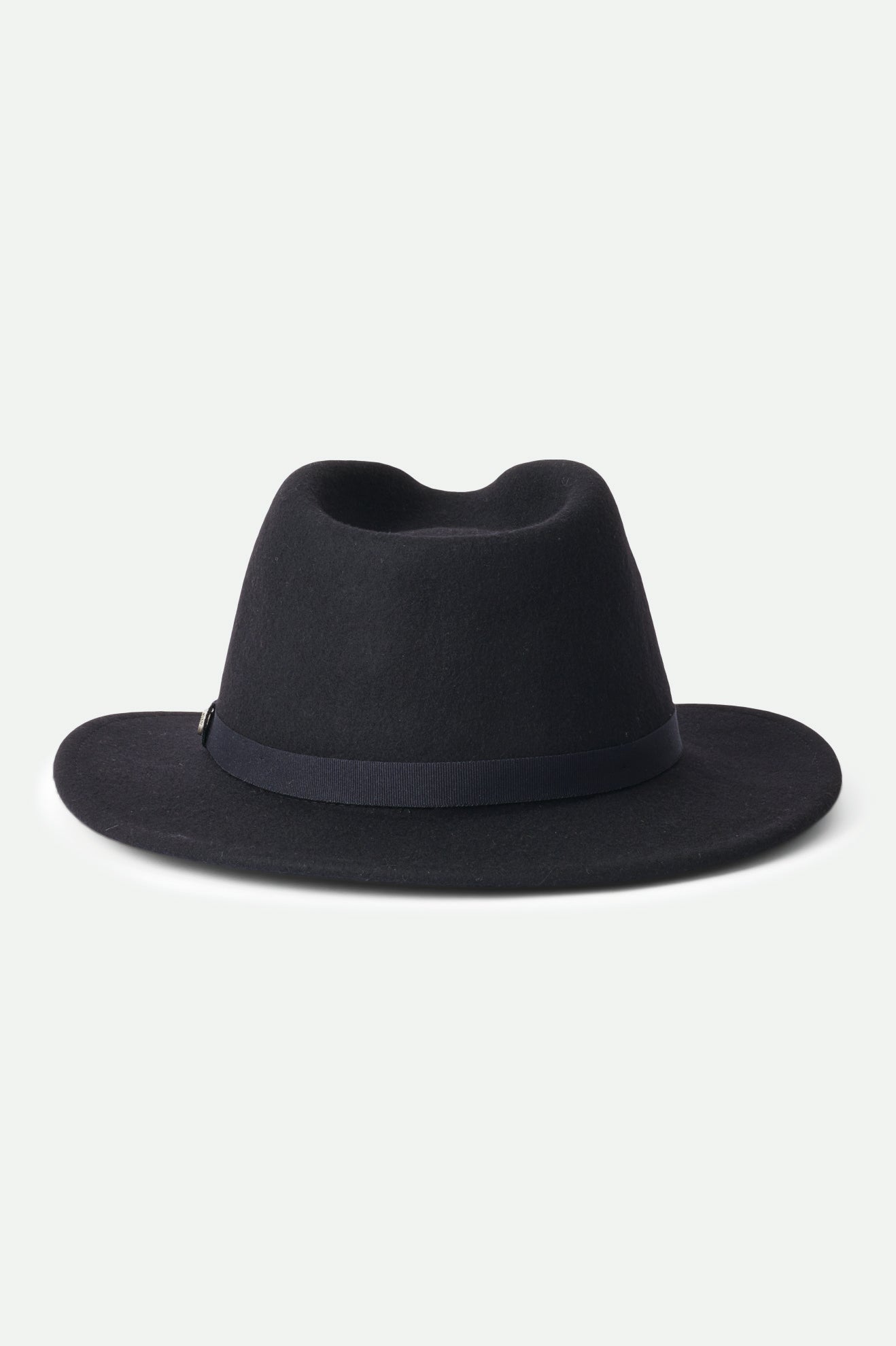 Unisex Messer Packable Fedora - Black/Black - Additional Laydown 2