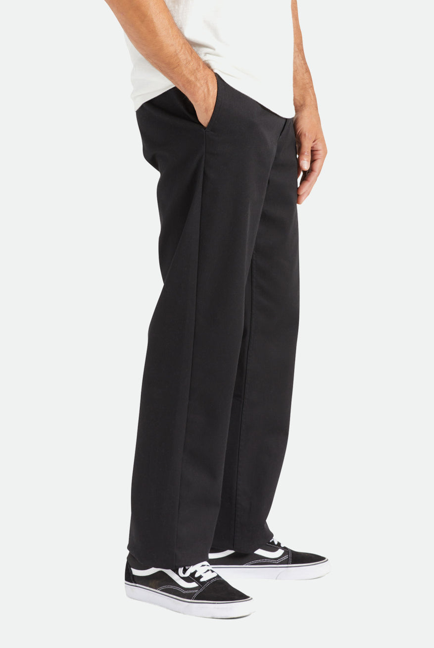Men's Side Fit | Choice Chino Relaxed Pant - Black