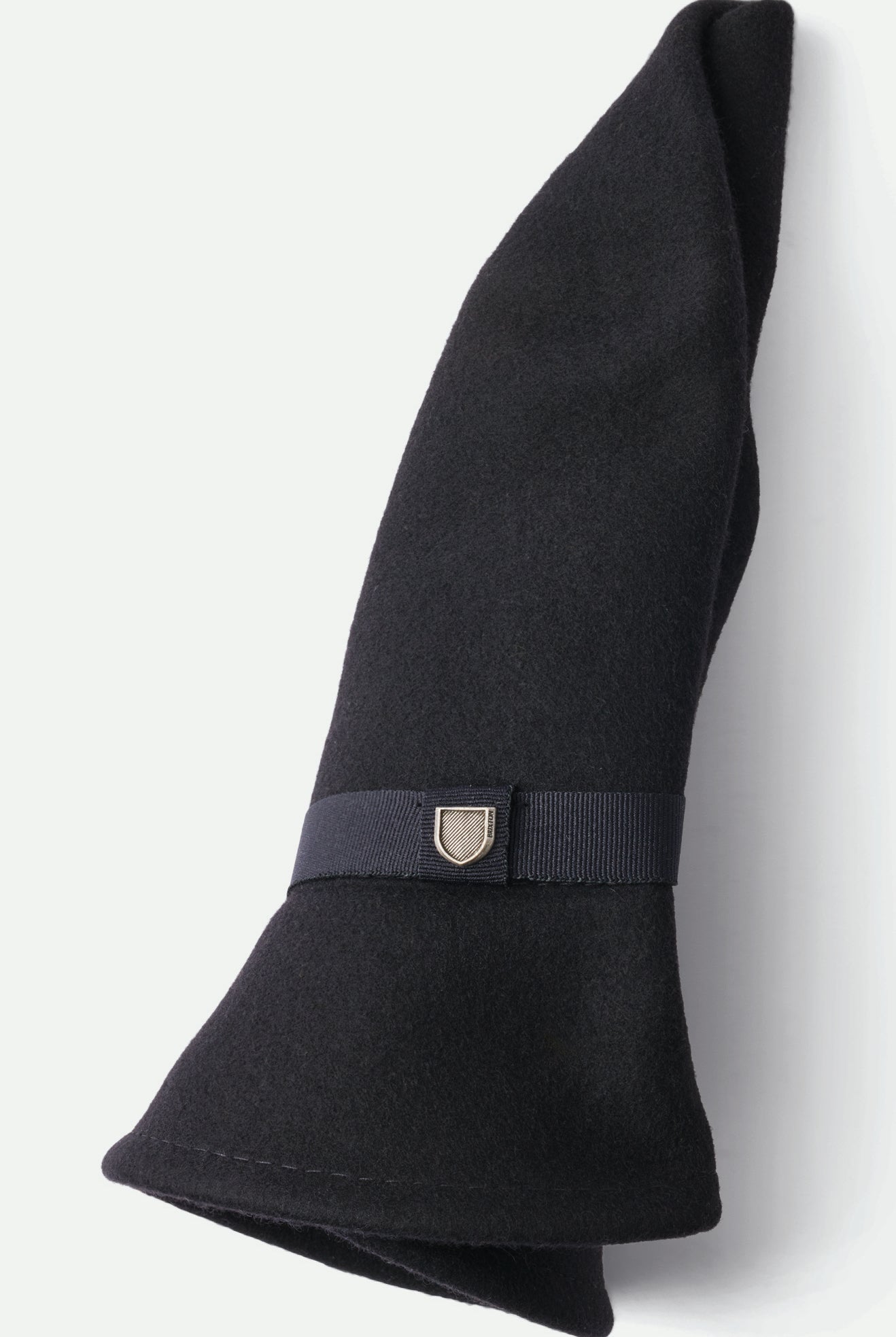 Unisex Messer Packable Fedora - Black/Black - Additional Laydown 1