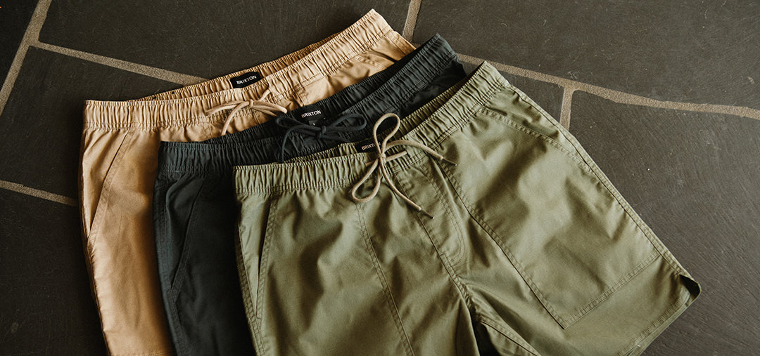 Mens long khaki shorts best sale