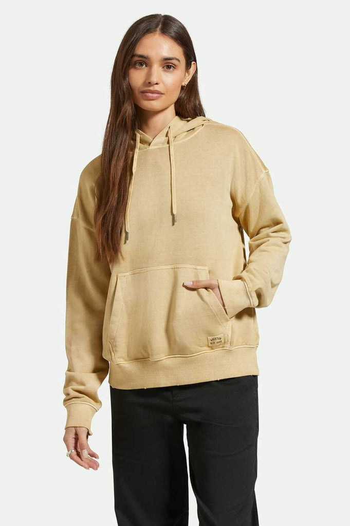 Brixton Cross Loop French Terry Hoodie - Sand