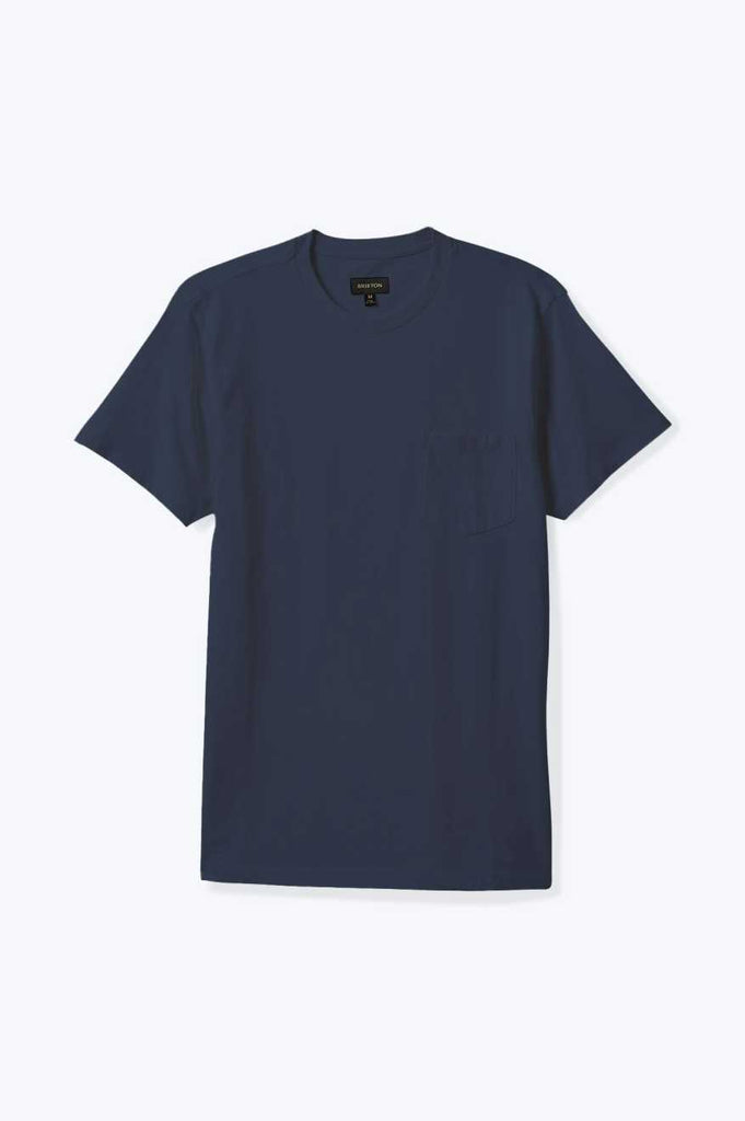 Brixton Vintage Reserve S/S T-Shirt - Washed Navy Sol Wash