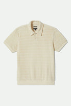 Men's Weekend Terry Cloth S/S Polo in the color Whitecap - Front Product View