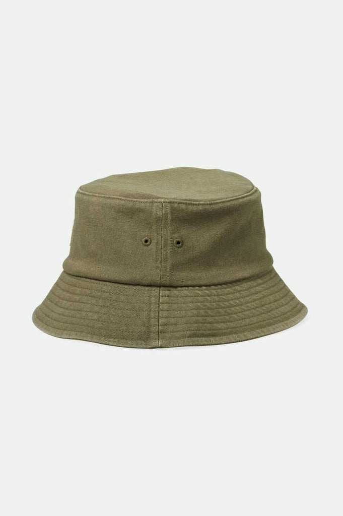 Brixton Woodburn Packable Bucket Hat - Vetiver Sol Wash