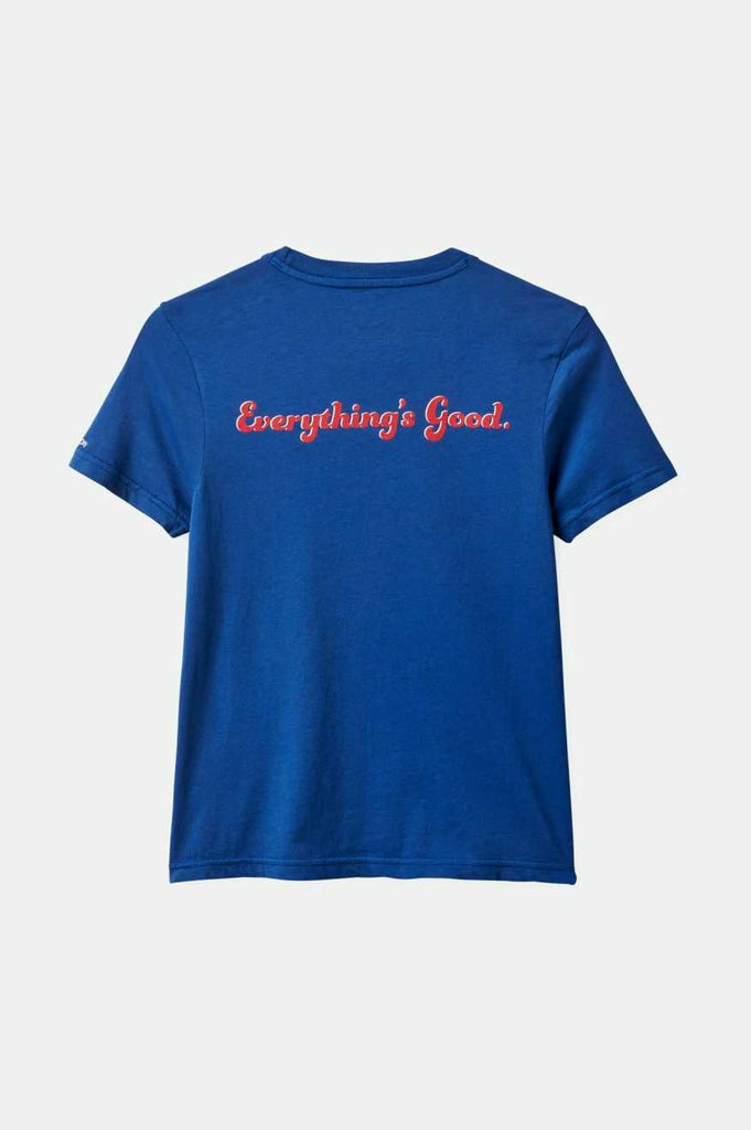 Brixton Everything's Good Fitted Crew T-Shirt - Surf The Web