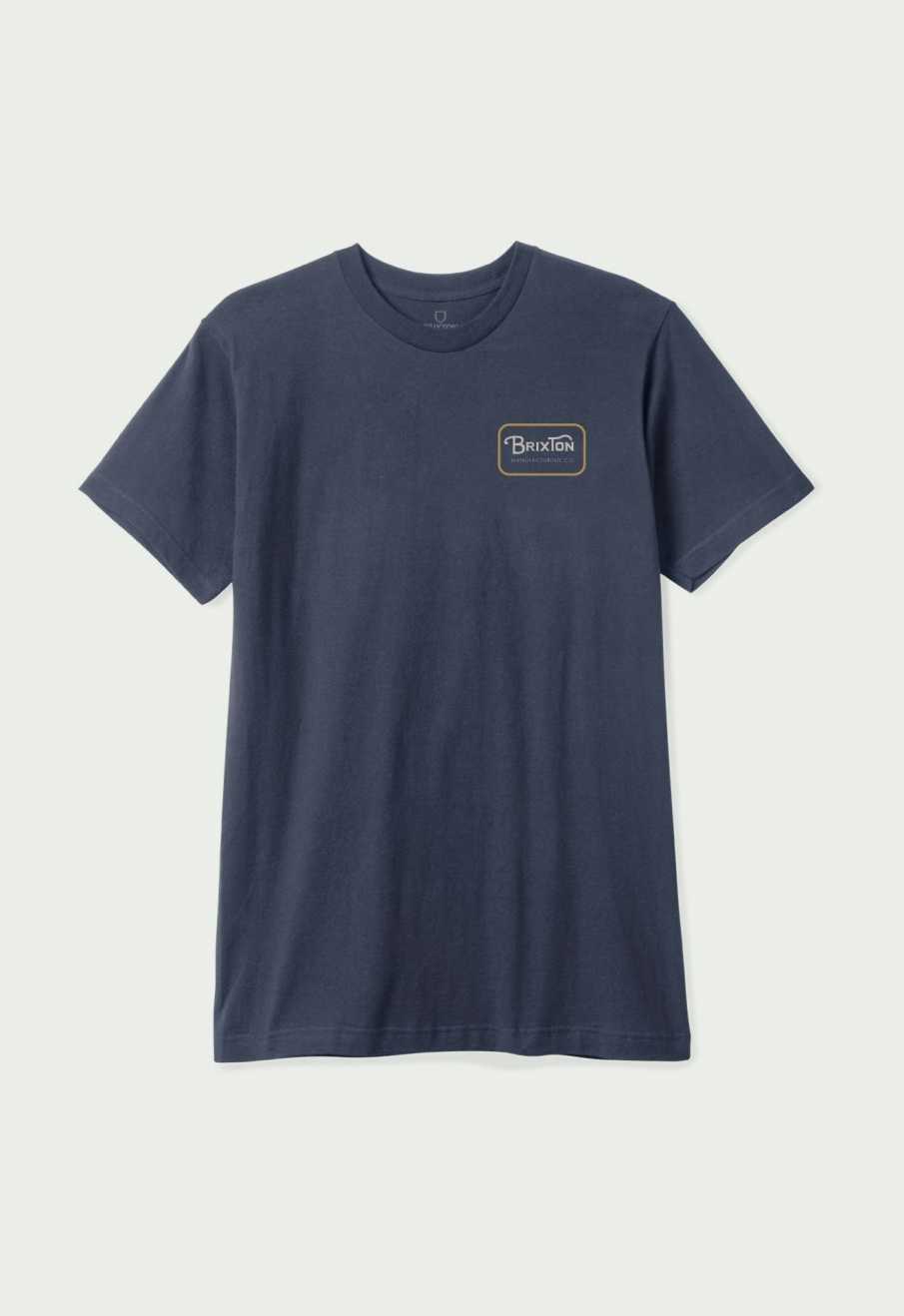 Grade S/S Standard T-Shirt - Washed Navy/Beige/Washed Copper