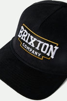 Unisex Pierson Netplus Snapback in the color Black - Additional Laydown image