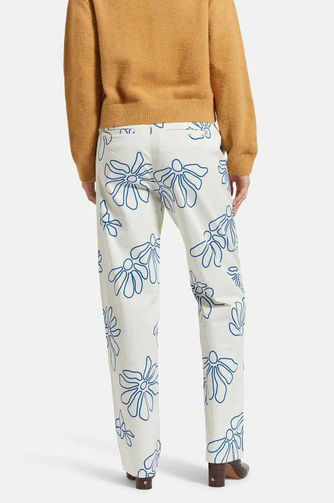 Brixton Bedford Pant - Off White Daisy