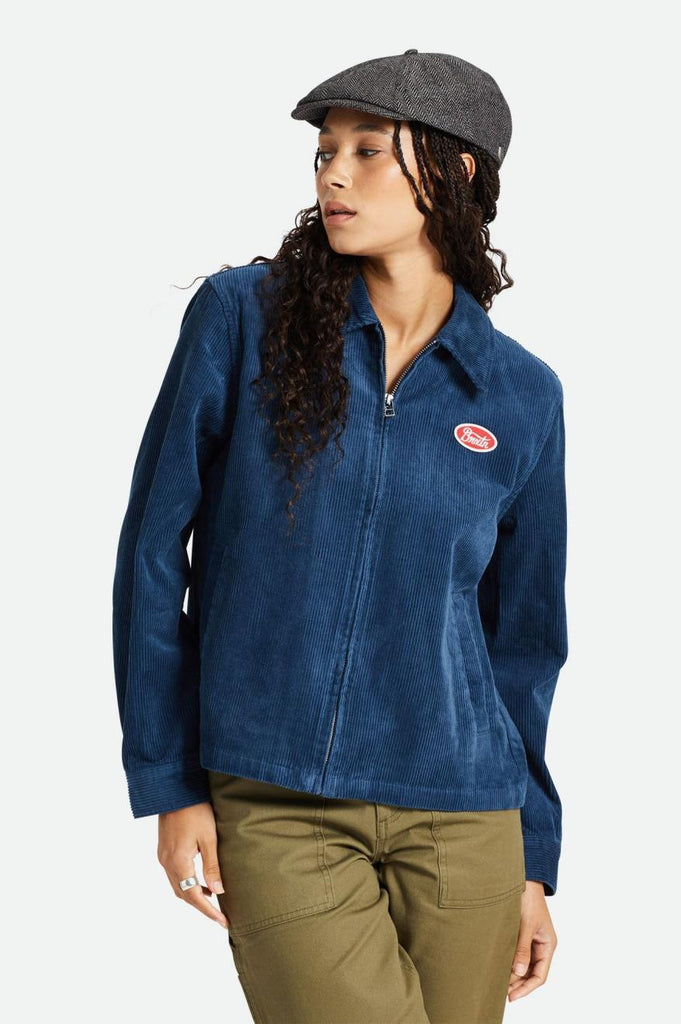 Brixton Utopia Lightweight Jacket - Deep Sea