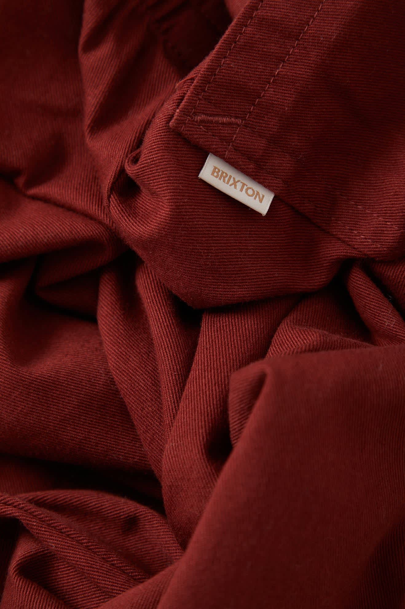 Women's Lounge Pant in the color Dark Brick - Additional Laydown image