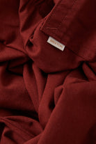Women's Lounge Pant in the color Dark Brick - Additional Laydown image