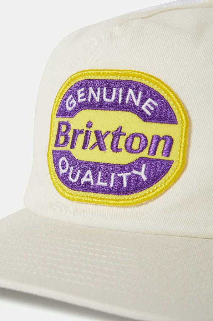 Brixton Neon Keaton Trucker Hat - White/Yellow