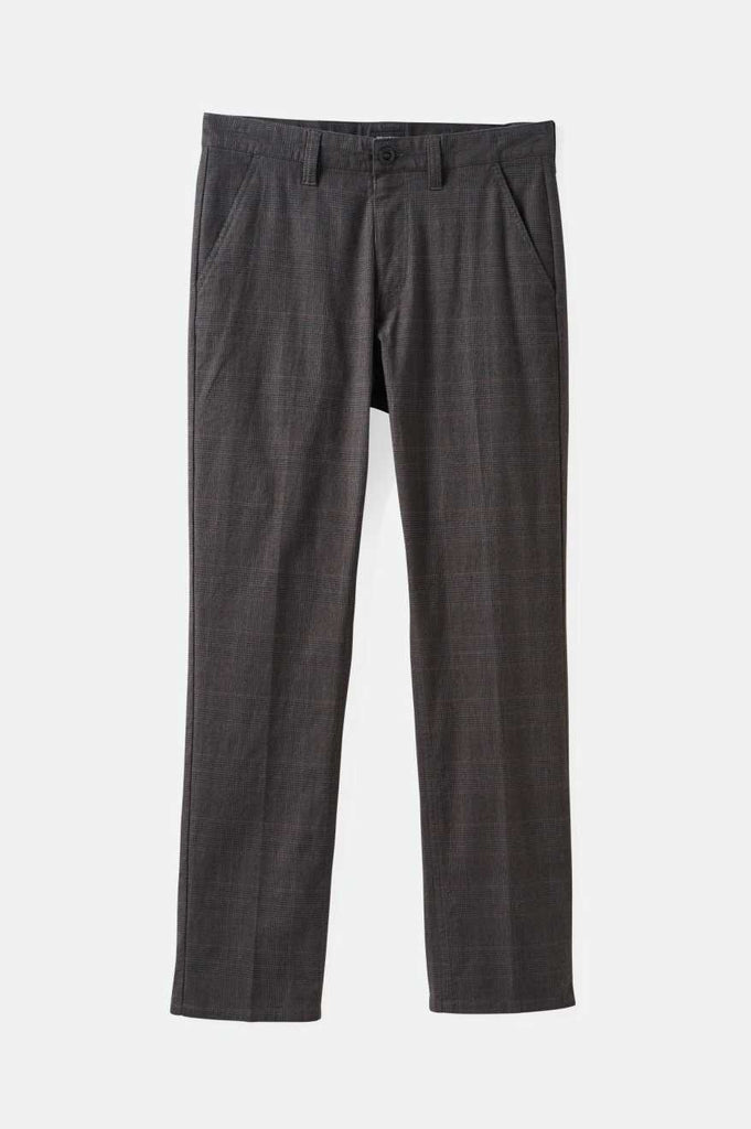 Brixton Men's Choice Chino Regular Pant - Black Houndstooth | Main