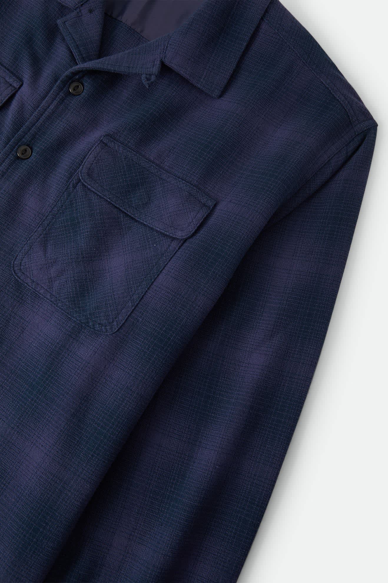 Men's Century Overshirt in the color Blue/Navy Shadow - Additional Laydown image
