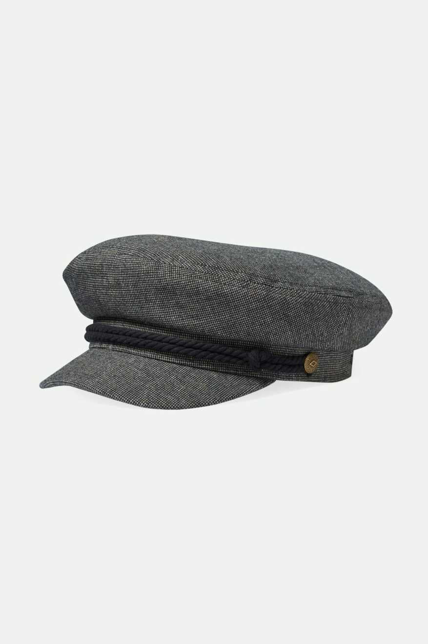 Fiddler Fisherman Cap - Mixed Tweed