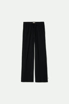 Women's Pointelle Lounge Pant in the color Black - Front Product View
