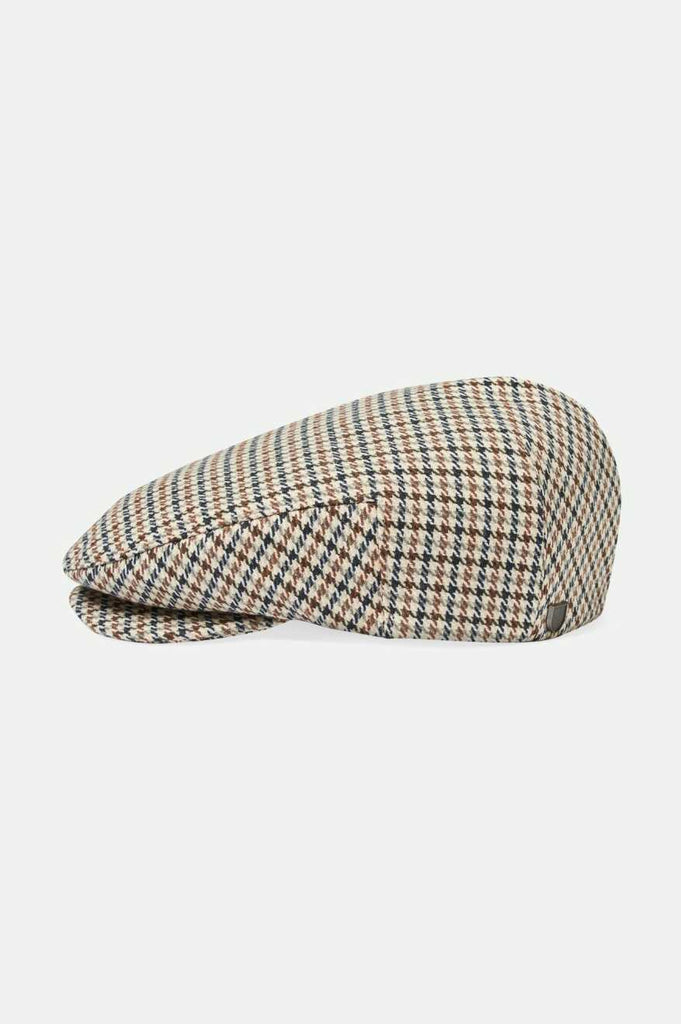 Brixton Hooligan Flat Cap - Sand/Black/Sepia