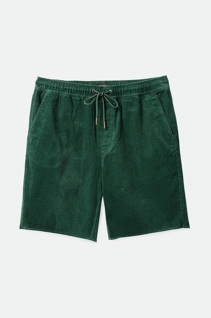 Brixton Madrid II Corduroy Short 5" - Trekking Green Cord