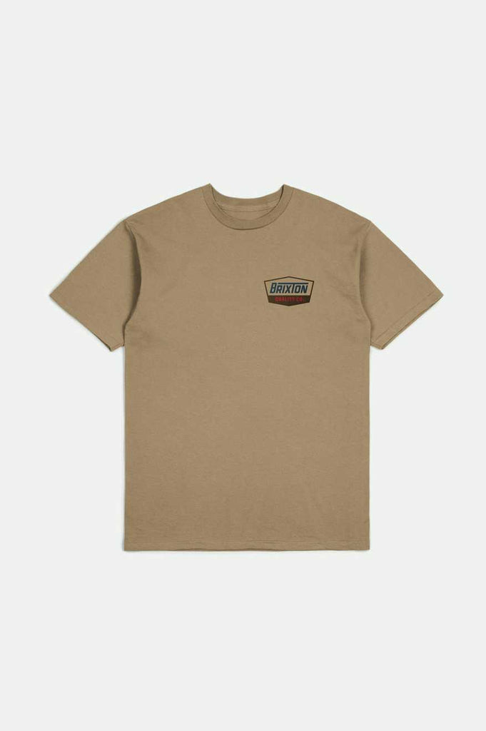 Brixton Regal S/S Standard T-Shirt - Tiger's Eye/Navy/Brown