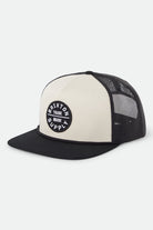 Unisex Oath Trucker Hat in the color Whitecap/Black - Front Product View