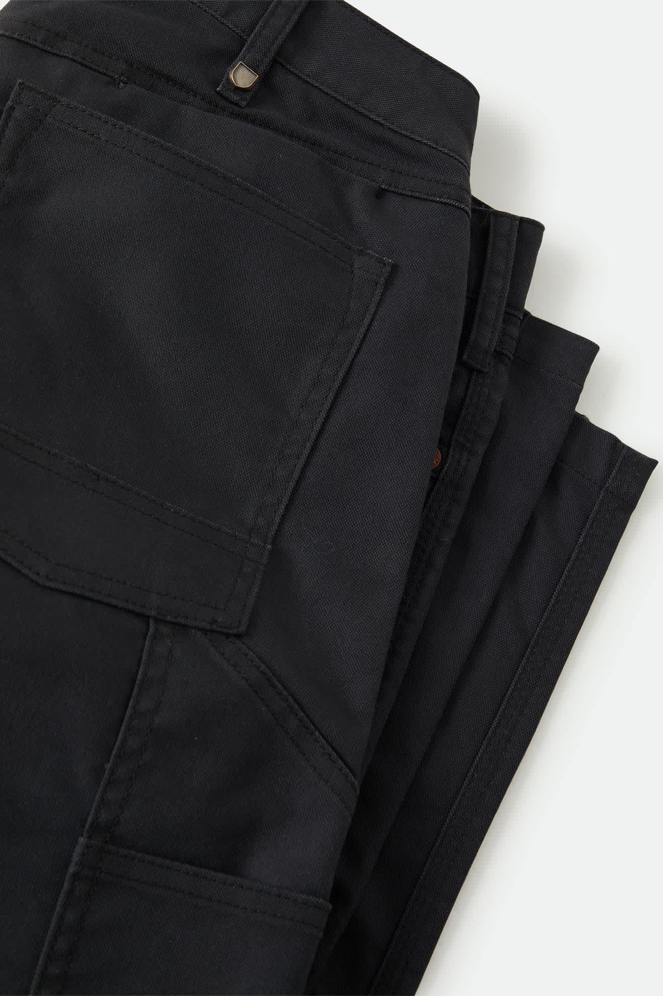 Men's Builders Carpenter Pant in the color Black - Additional Laydown image