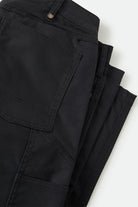 Men's Builders Carpenter Pant in the color Black - Additional Laydown image