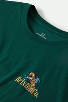 Men's Inwood S/S Standard T-Shirt in the color Deep Emerald - Additional Laydown image