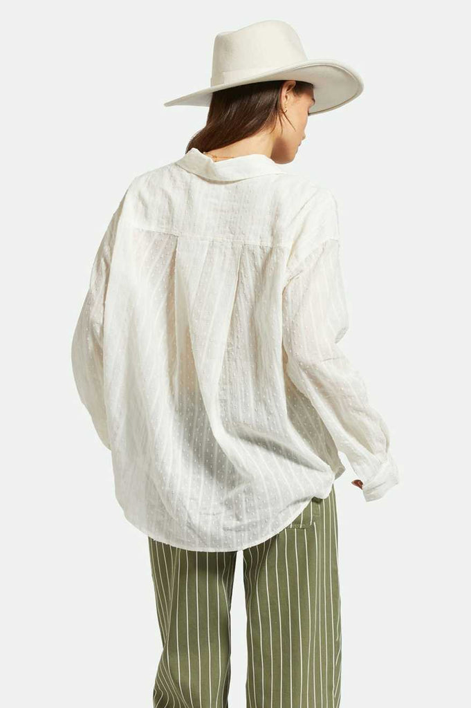 Brixton East Side L/S Boxy Woven Shirt - White