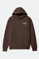 Men's Palmer Hoodie in the color Brown/Off White/Sand - Front Product View