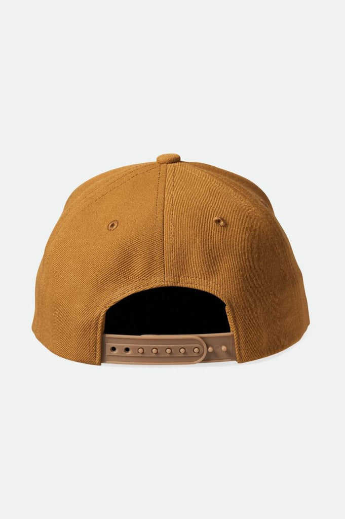 Brixton Linwood C Netplus MP Snapback - Golden Brown