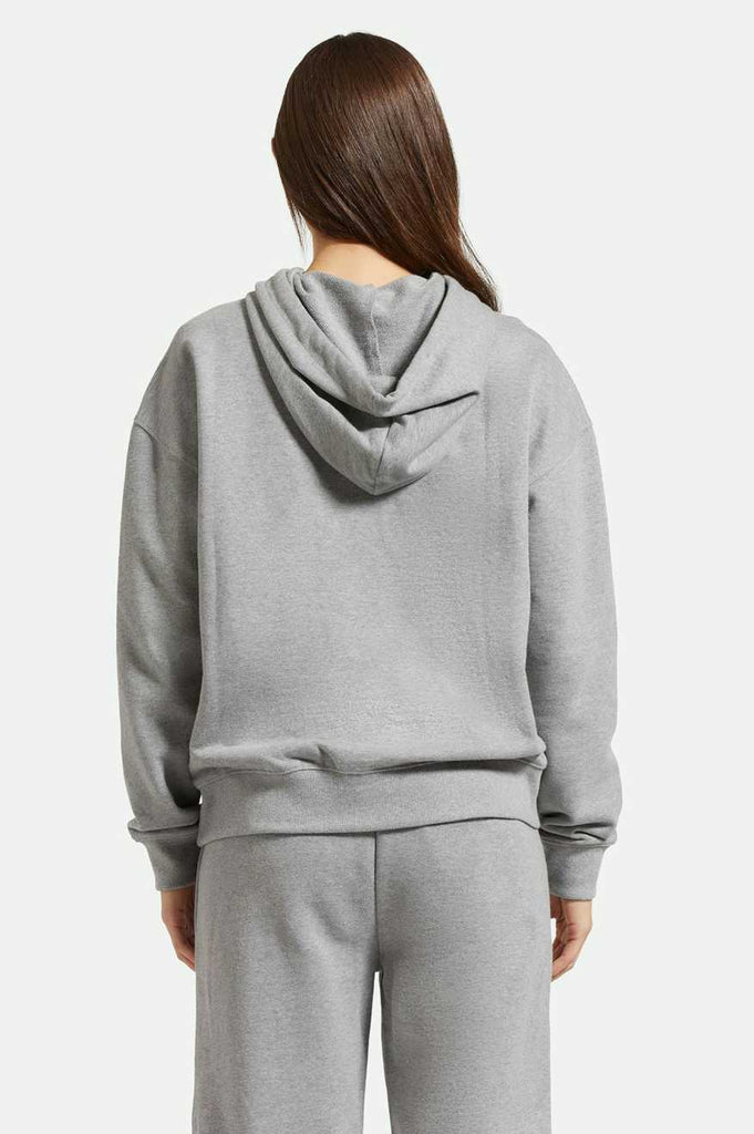 Brixton Cross Loop French Terry Hoodie - Heather Grey