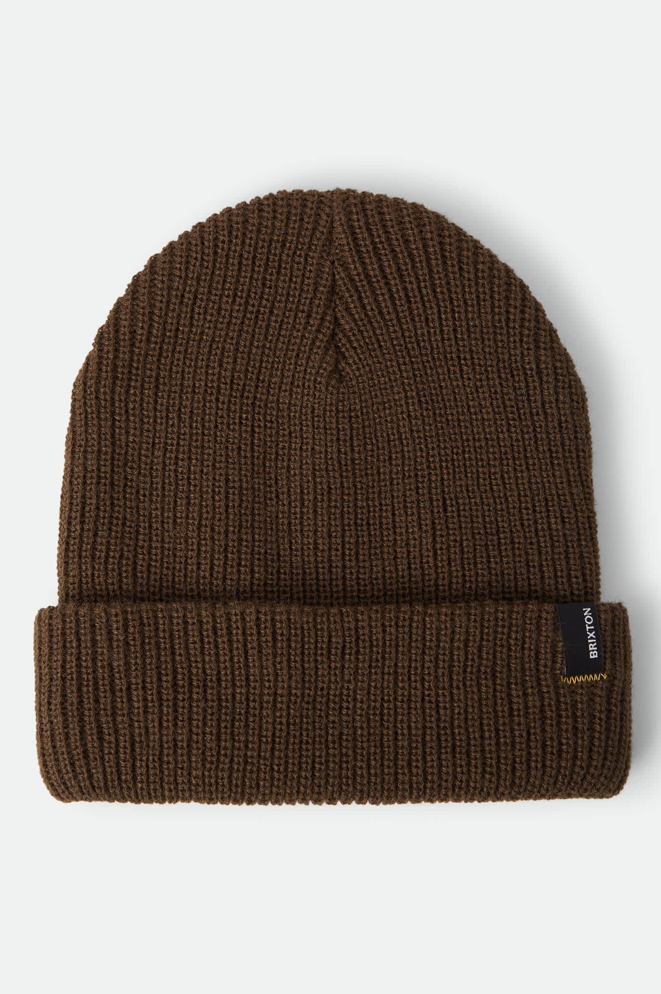 Unisex Heist Beanie in the color Walnut Brown - Front Product View