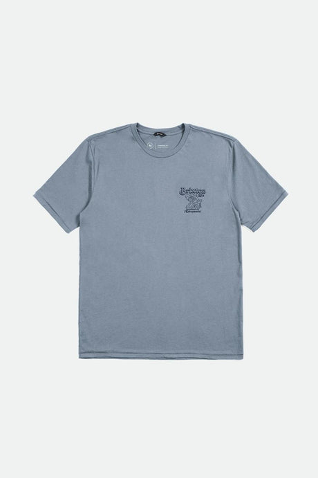 Estupendo S/S Tailored Tee - Dusty Blue