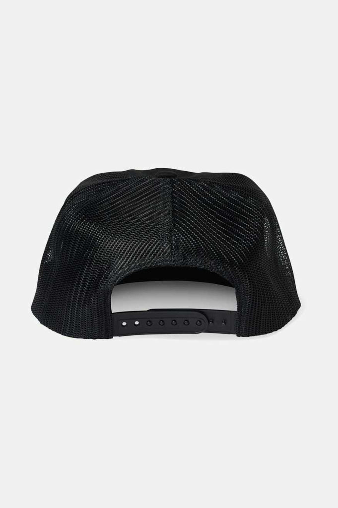 Brixton Gateway Netplus Trucker Hat - Black/Black