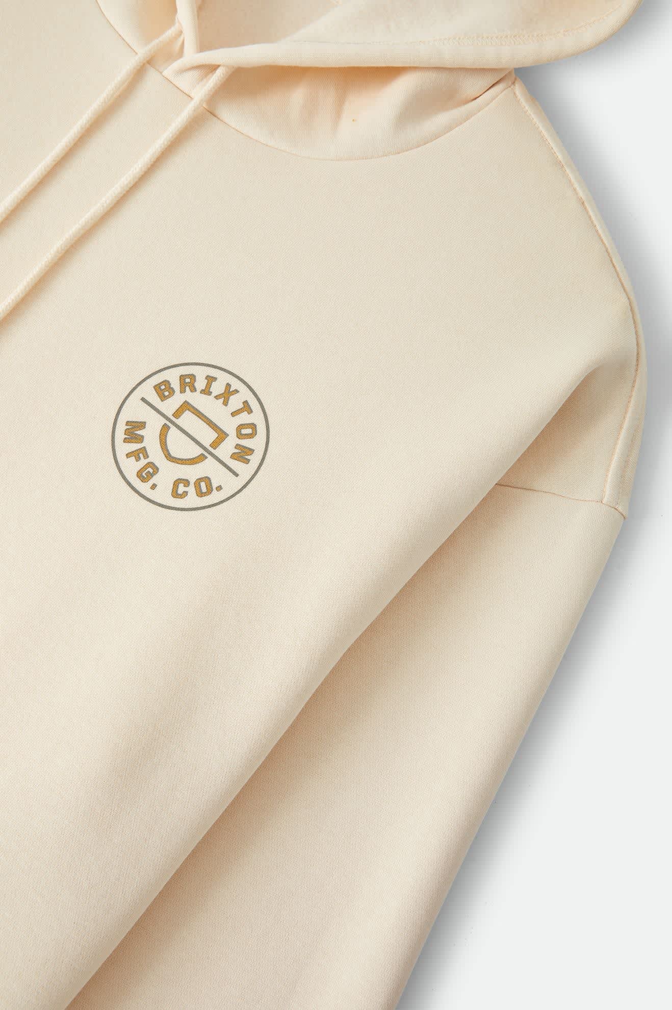 Men's Crest II Hood in the color Whitecap - Additional Laydown image