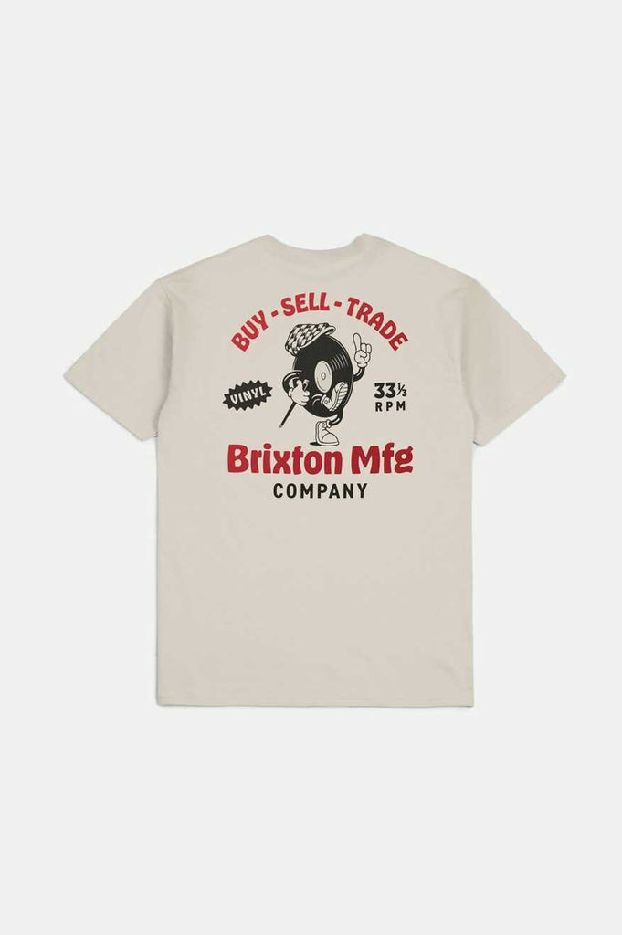 Brixton Rhythmic S/S Standard T-Shirt - Cream