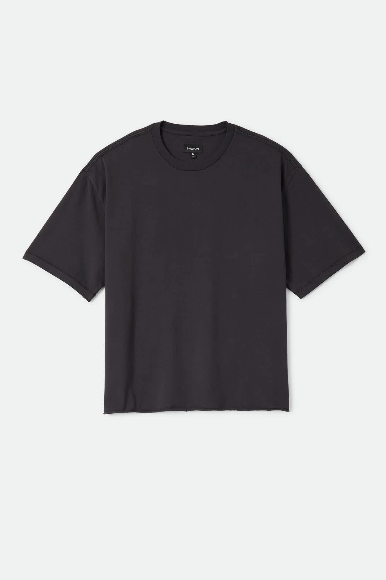 Men's Brixton Baseline Relaxed T-Shirt in the color Black - Front Product View