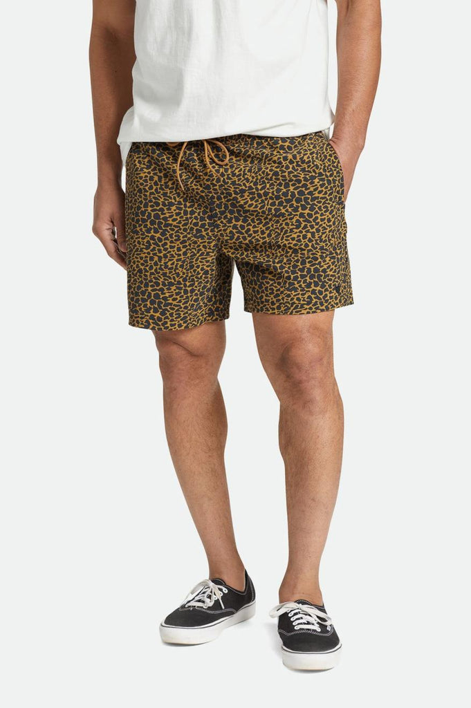 Brixton Voyage Hybrid Short 5” - Black/Gold