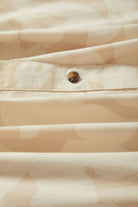 Men's Charter Print S/S Shirt in the color Beige/Whitecap Floral - Additional Laydown image