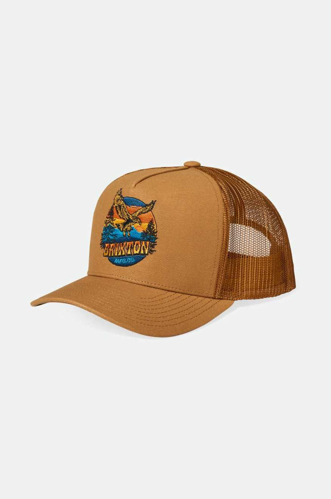 Brixton Ridgewood Netplus Trucker Hat - Copper/Copper