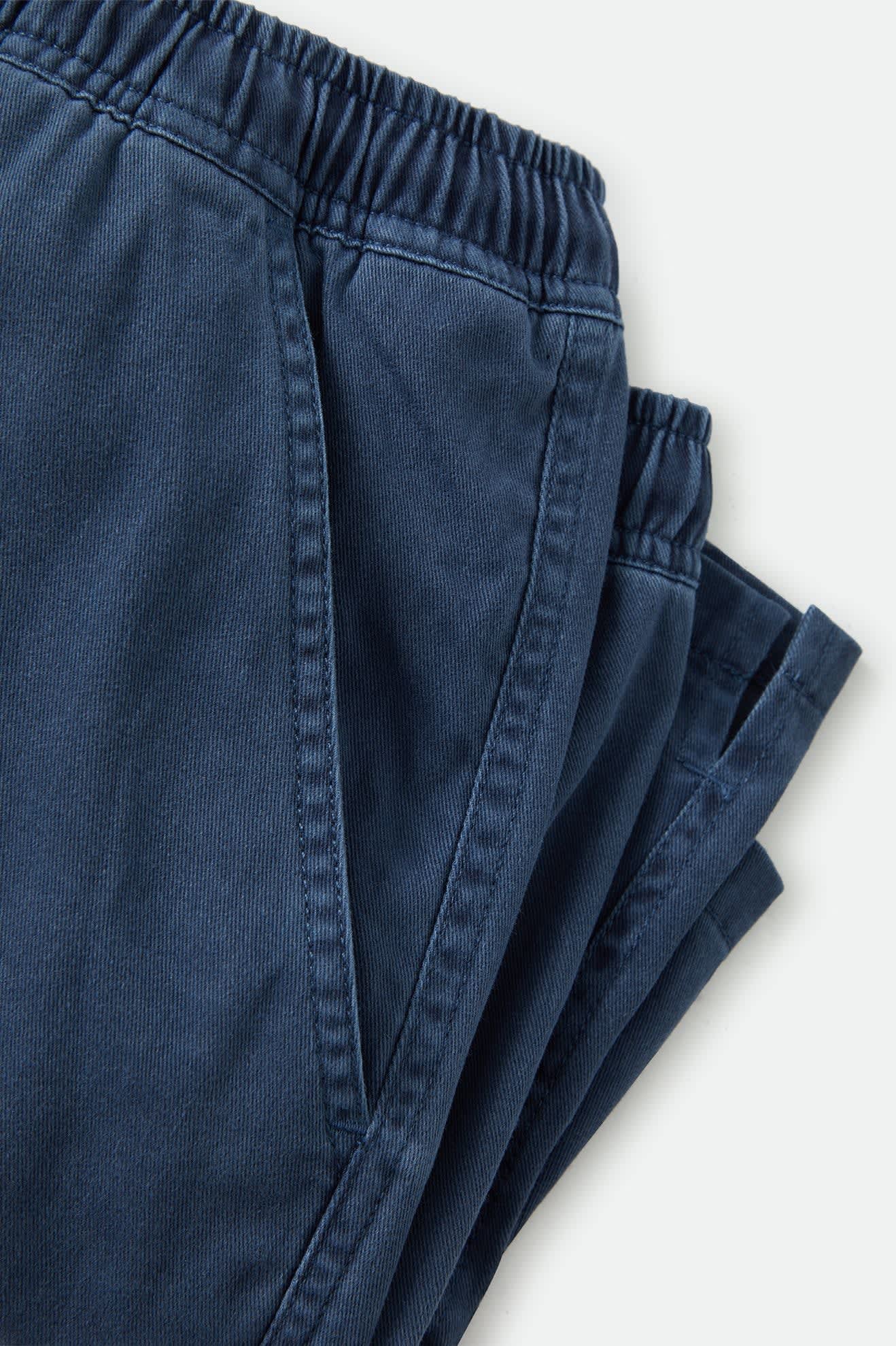 Men's Everyday Vintage Wash Short in the color Washed Navy - Additional Laydown image