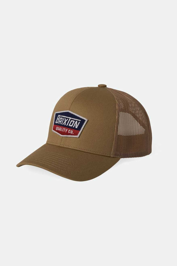 Brixton Regal Netplus Trucker Hat - Khaki/Khaki