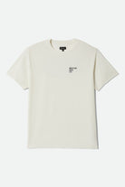 Men's Gage S/S T-Shirt in the color Off White Worn Wash - Front Product View